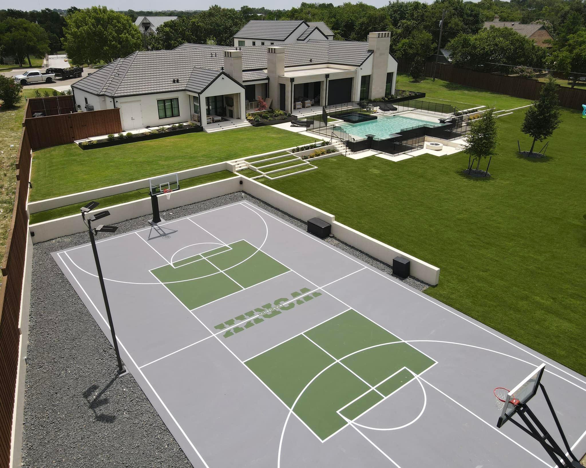 Concrete and hardscape work